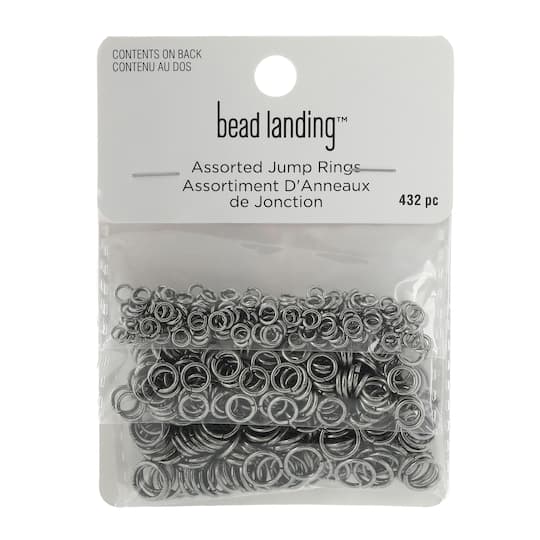 12 Packs: 432 ct. (5,184 total) Assorted Jump Rings by Bead Landing&#x2122;